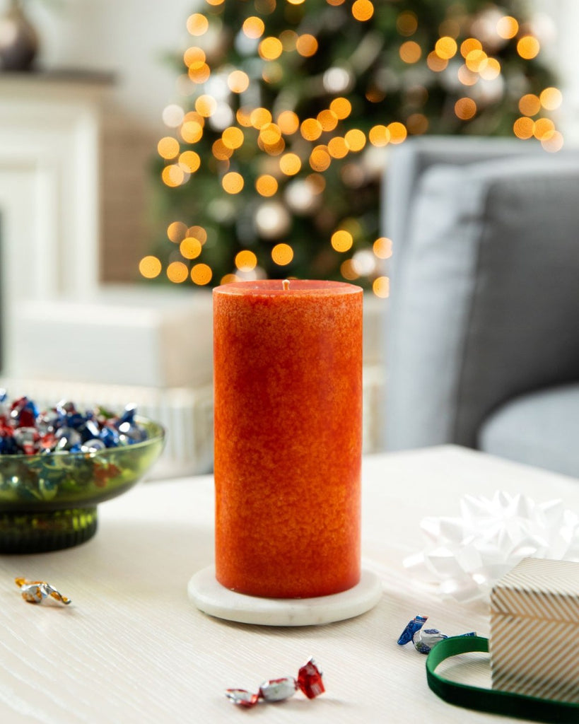 Kindred Essence Cinnamon Orange Pillar Candle  3x6