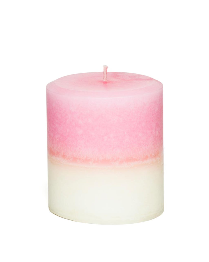 Kindred Essence Jasmine Rose Petal Pillar Candle