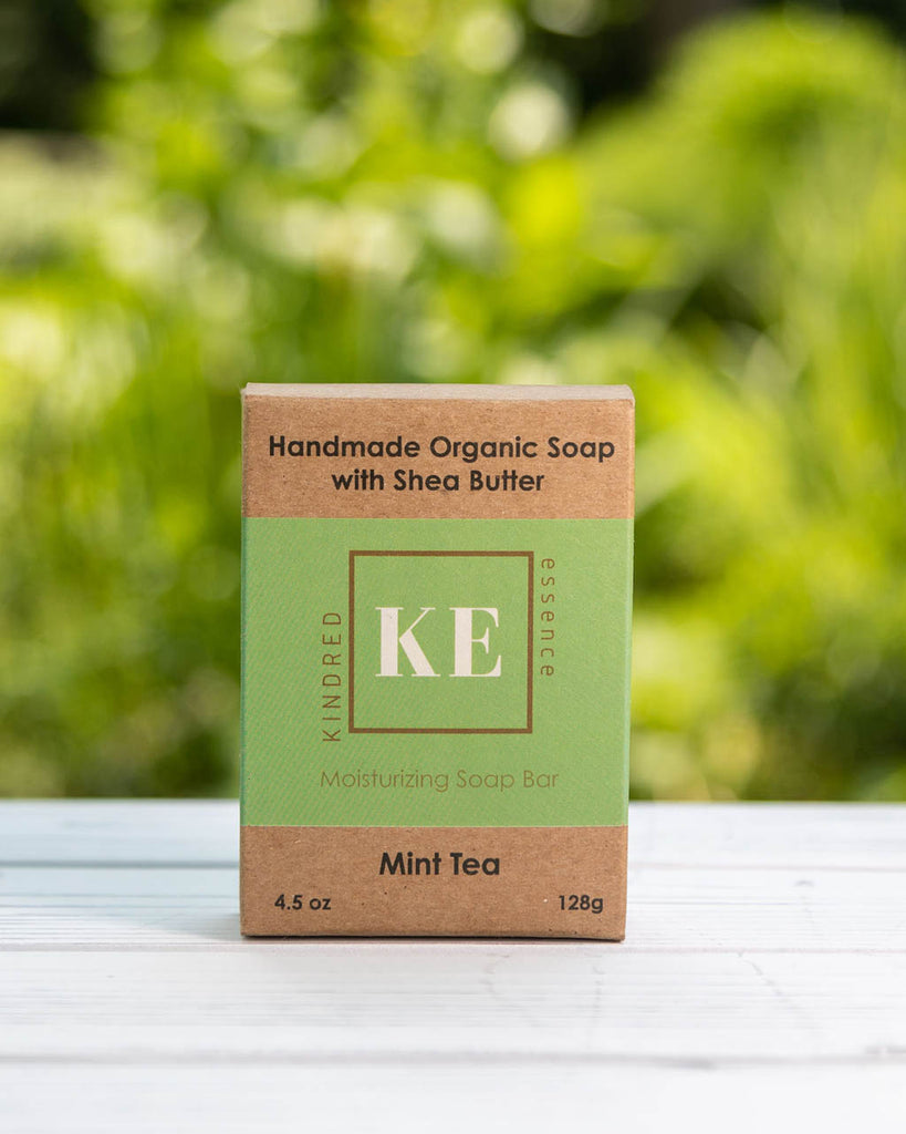 Kindred Essence Mint Tea Natural Organic Herbal Soap Bar