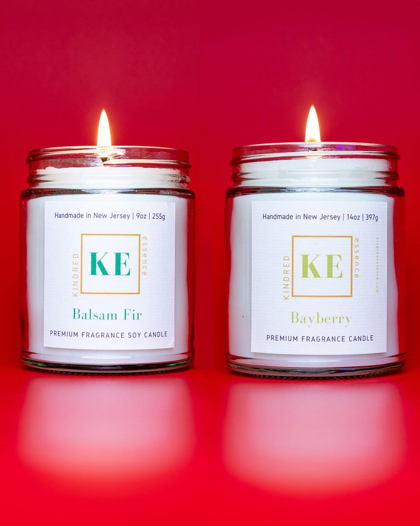 Kindred Essence 2-Piece Handmade Soy Candle Gift Set - Balsom Fir - Bayberry