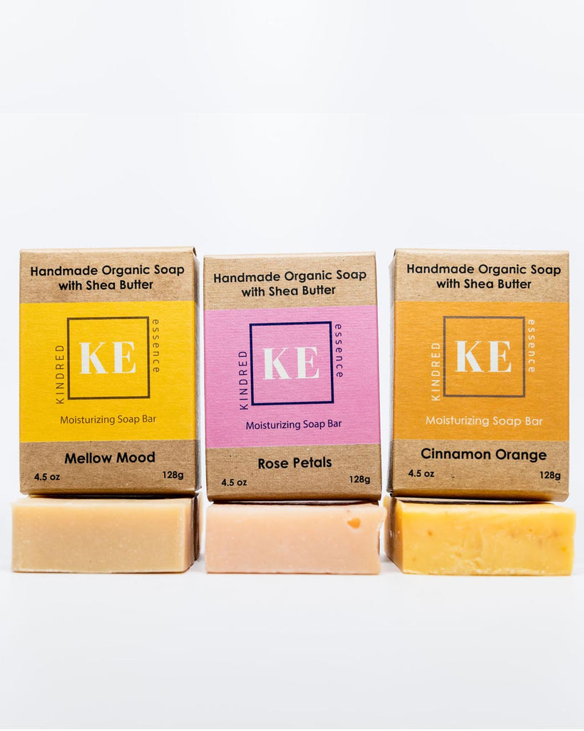 3-Piece Organic Shea Butter Soap Gift Set for Her