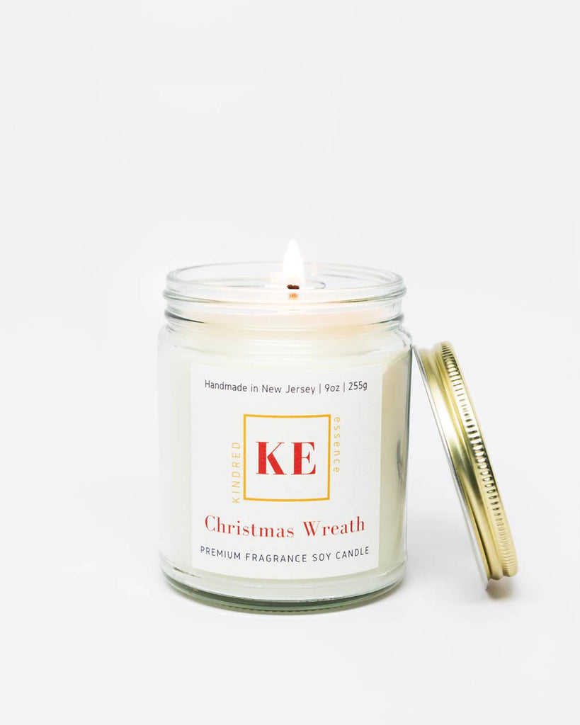 Kindred Essence Christmas Wreath Holiday Soy Candle