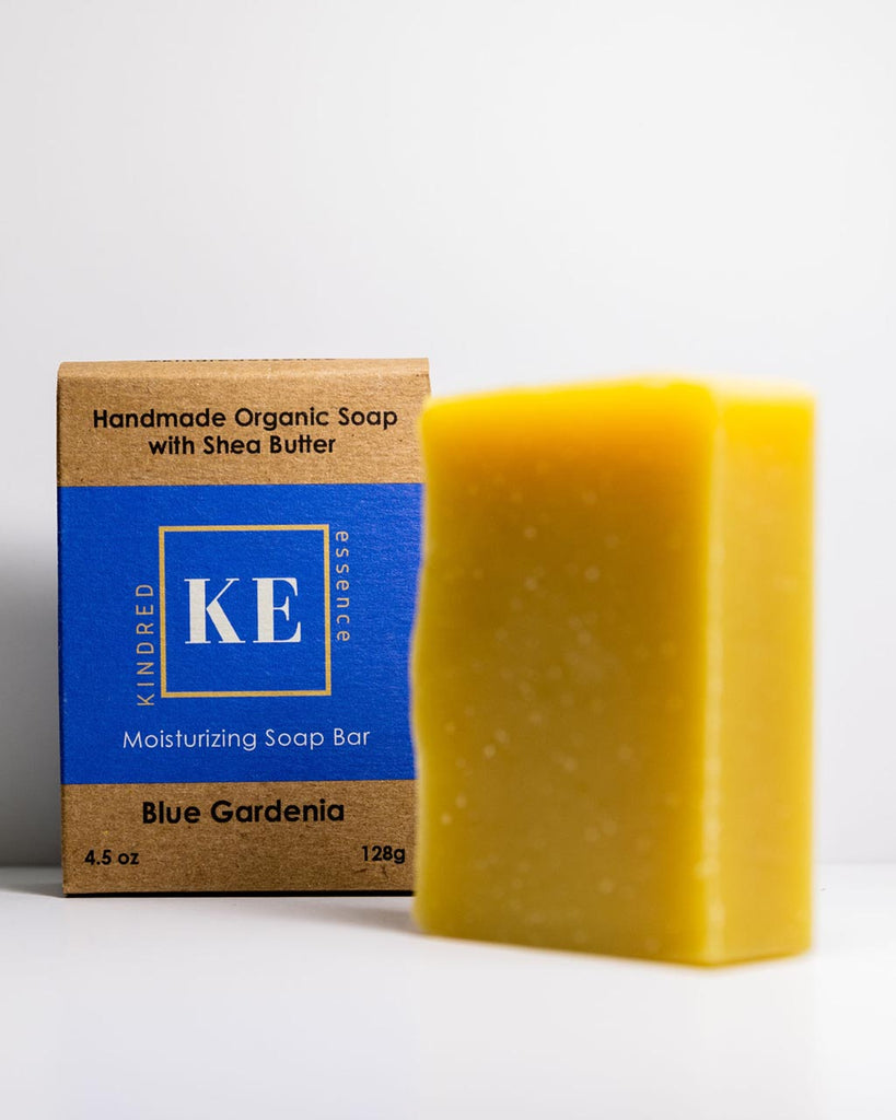 Kindred Essence Blue Gardenia Deep Cleansing Organic Shea Butter Soap Bar
