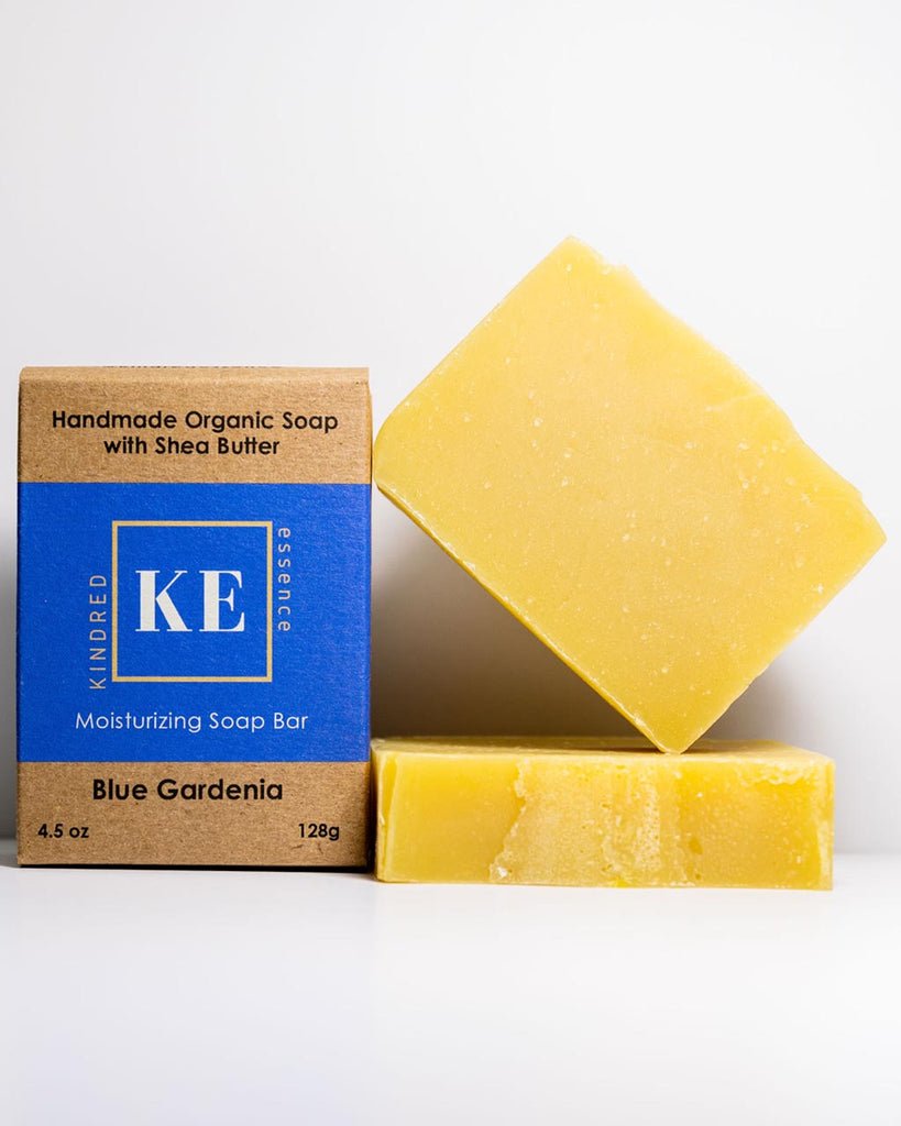 Kindred Essence Blue Gardenia Deep Cleansing Organic Shea Butter Soap Bar