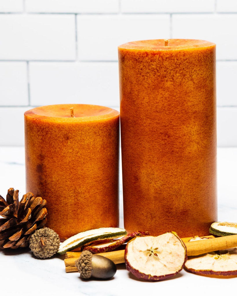 Kindred Essence Caramel Apple Spice Pillar Candle